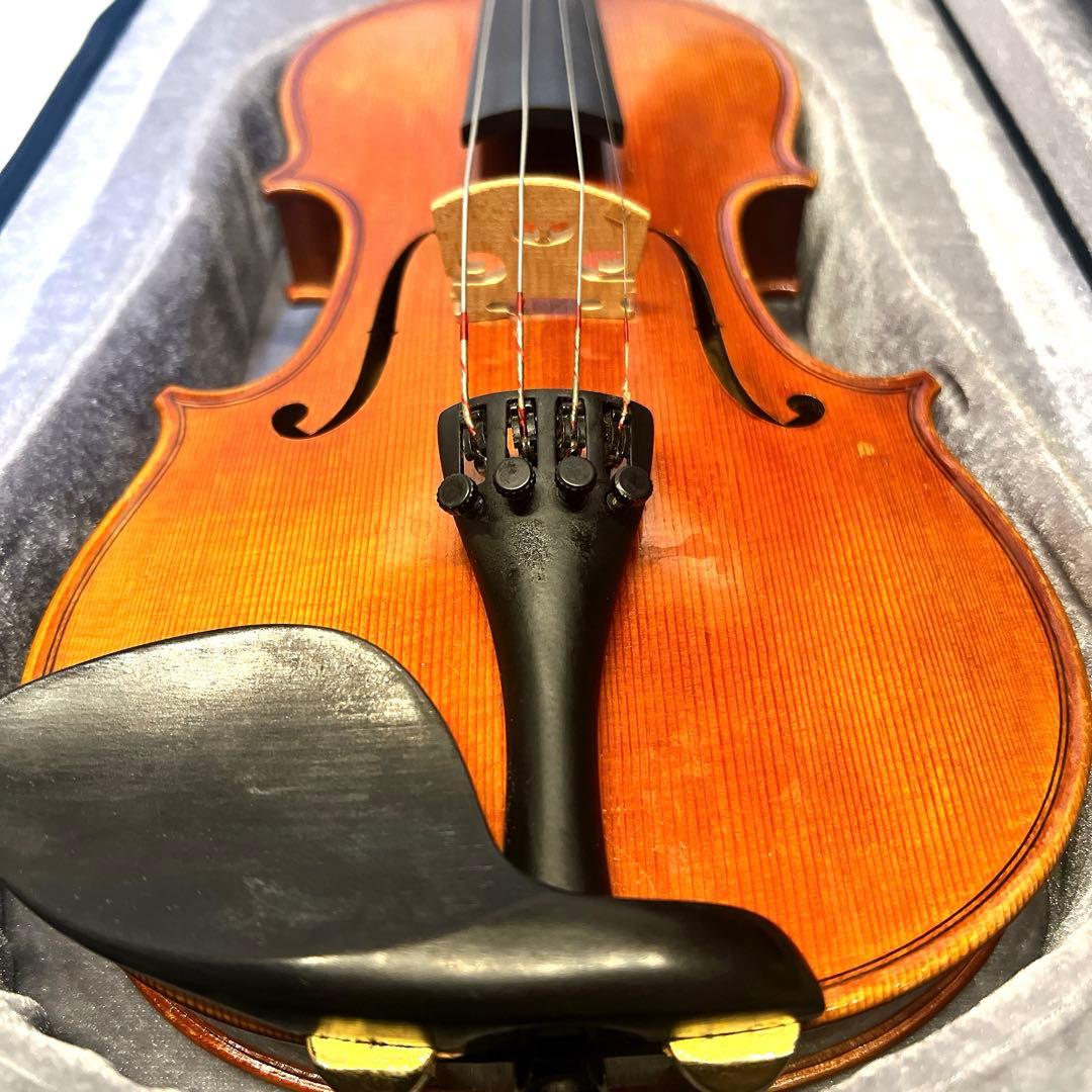 【詳細不明】美虎杢 1/8サイズ バイオリン　原産国不明