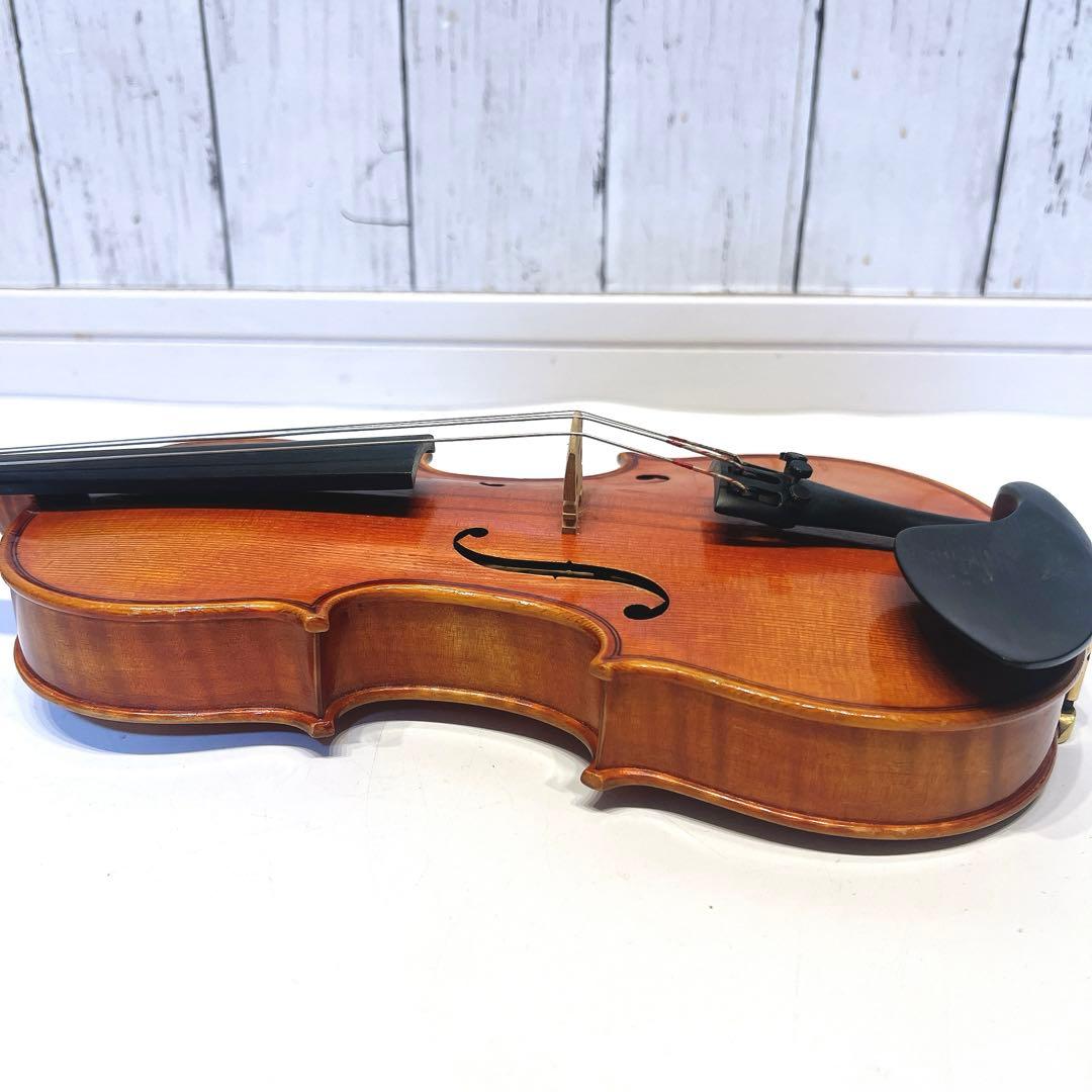 【詳細不明】美虎杢 1/8サイズ バイオリン　原産国不明