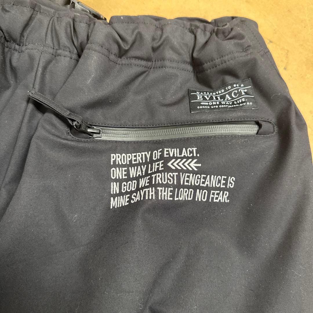 EVILACTのLEVEL7PANTS ブラック Lサイズ