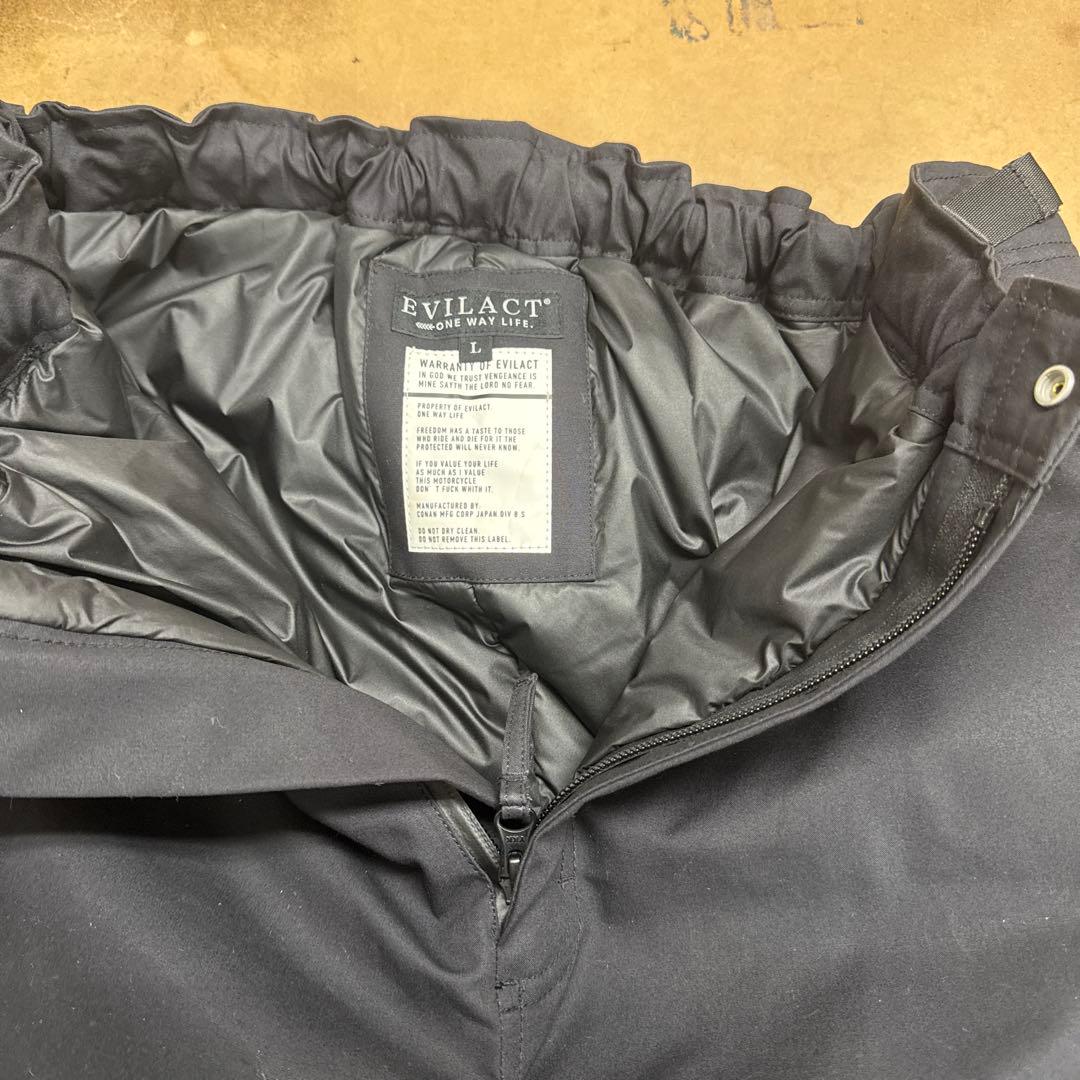 EVILACTのLEVEL7PANTS ブラック Lサイズ