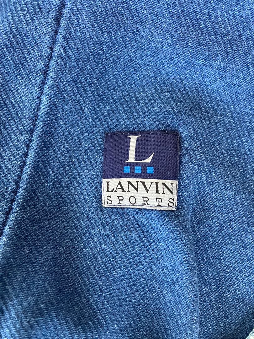 ランバン　デニムスーツセット（ジャケット・ベスト・パンツ）