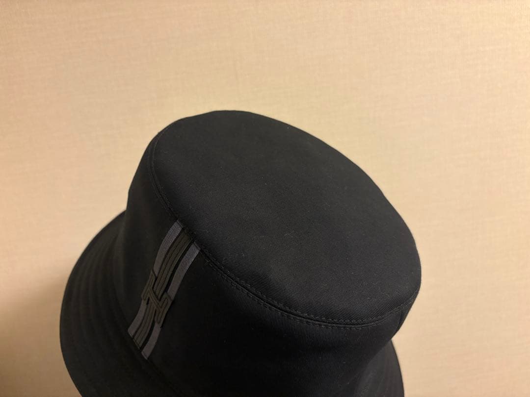 美品　HERMES エルメス　バケットハット　フレッド　エイチストライプ　60