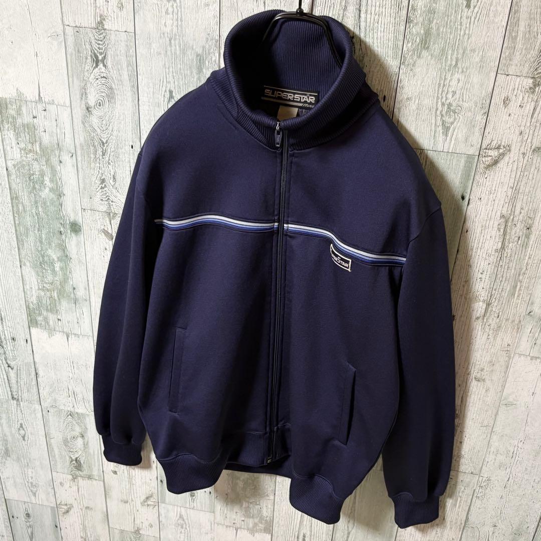 【※希少】ミズノ MIZUNO★刺繍ロゴ スリーライン トラックジャケット L