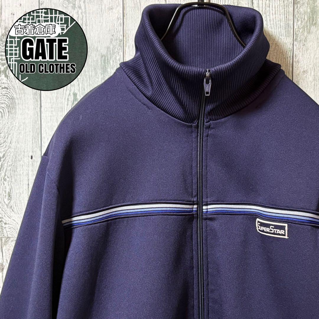 【※希少】ミズノ MIZUNO★刺繍ロゴ スリーライン トラックジャケット L