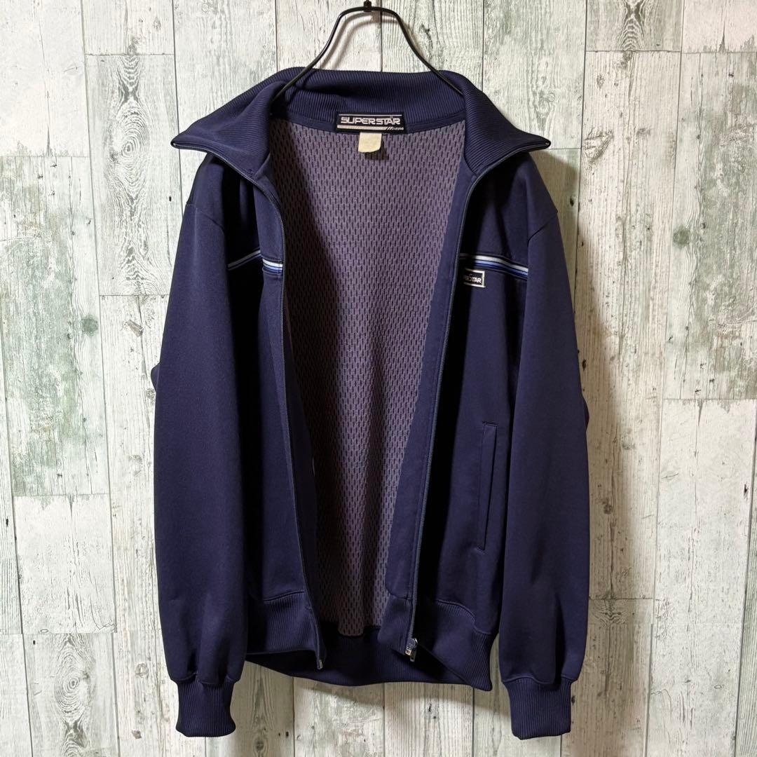 【※希少】ミズノ MIZUNO★刺繍ロゴ スリーライン トラックジャケット L