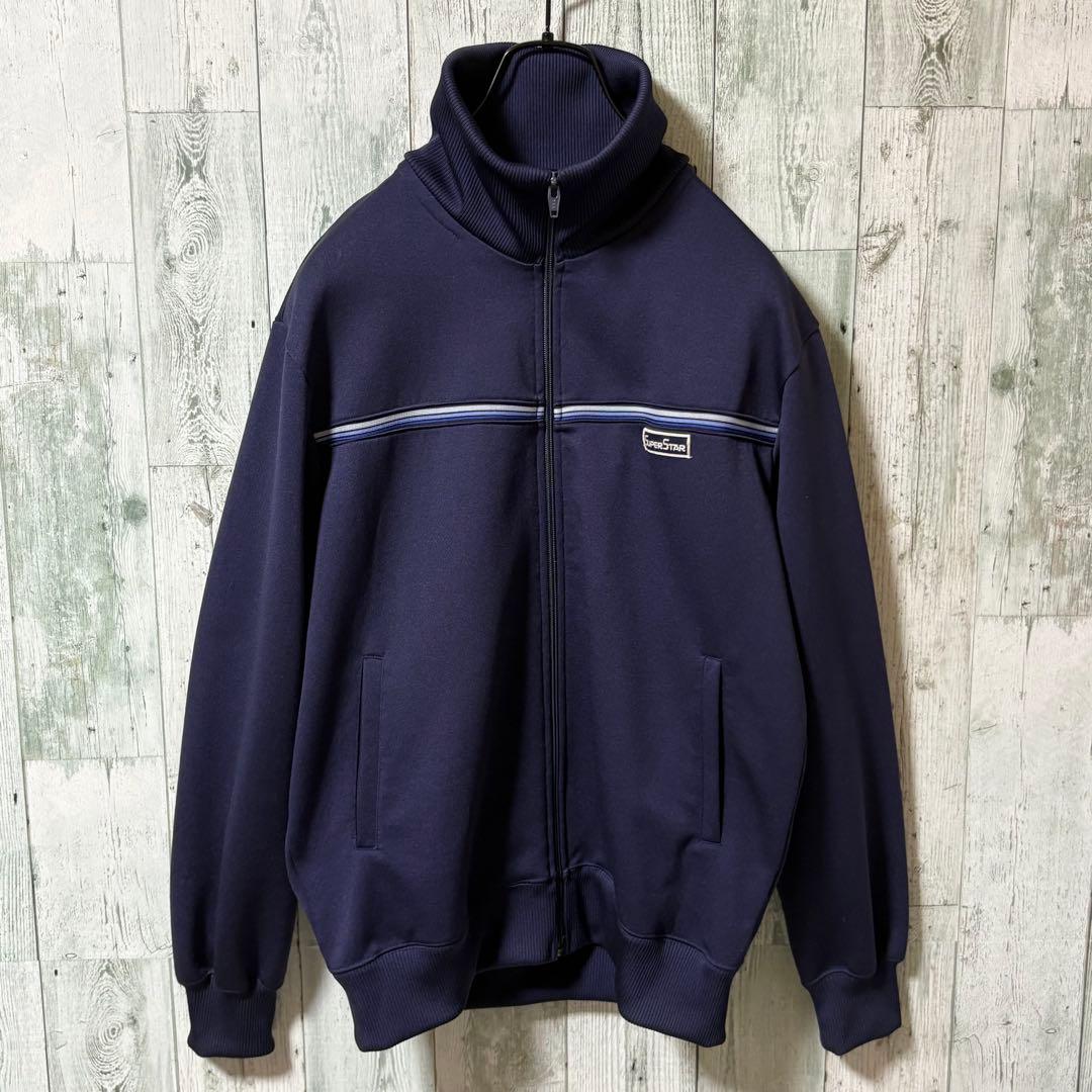 【※希少】ミズノ MIZUNO★刺繍ロゴ スリーライン トラックジャケット L