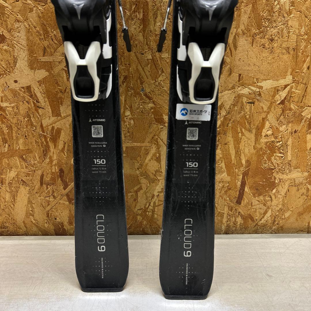 ATOMIC CLOUD9 スキー板 150cm ビンディング付き