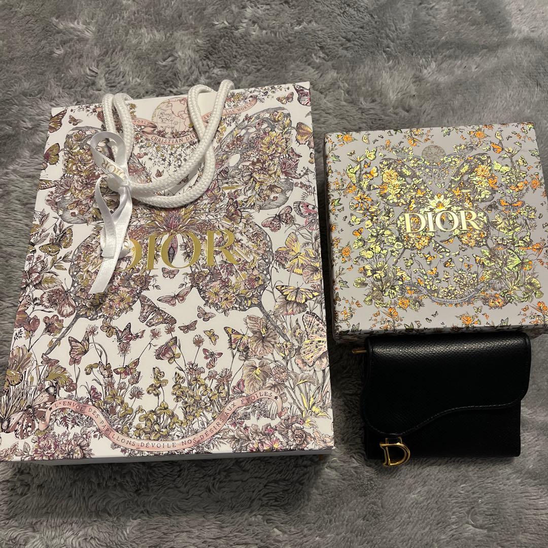 c*2様 【美品】ディオール　Saddle ロータスウォレット