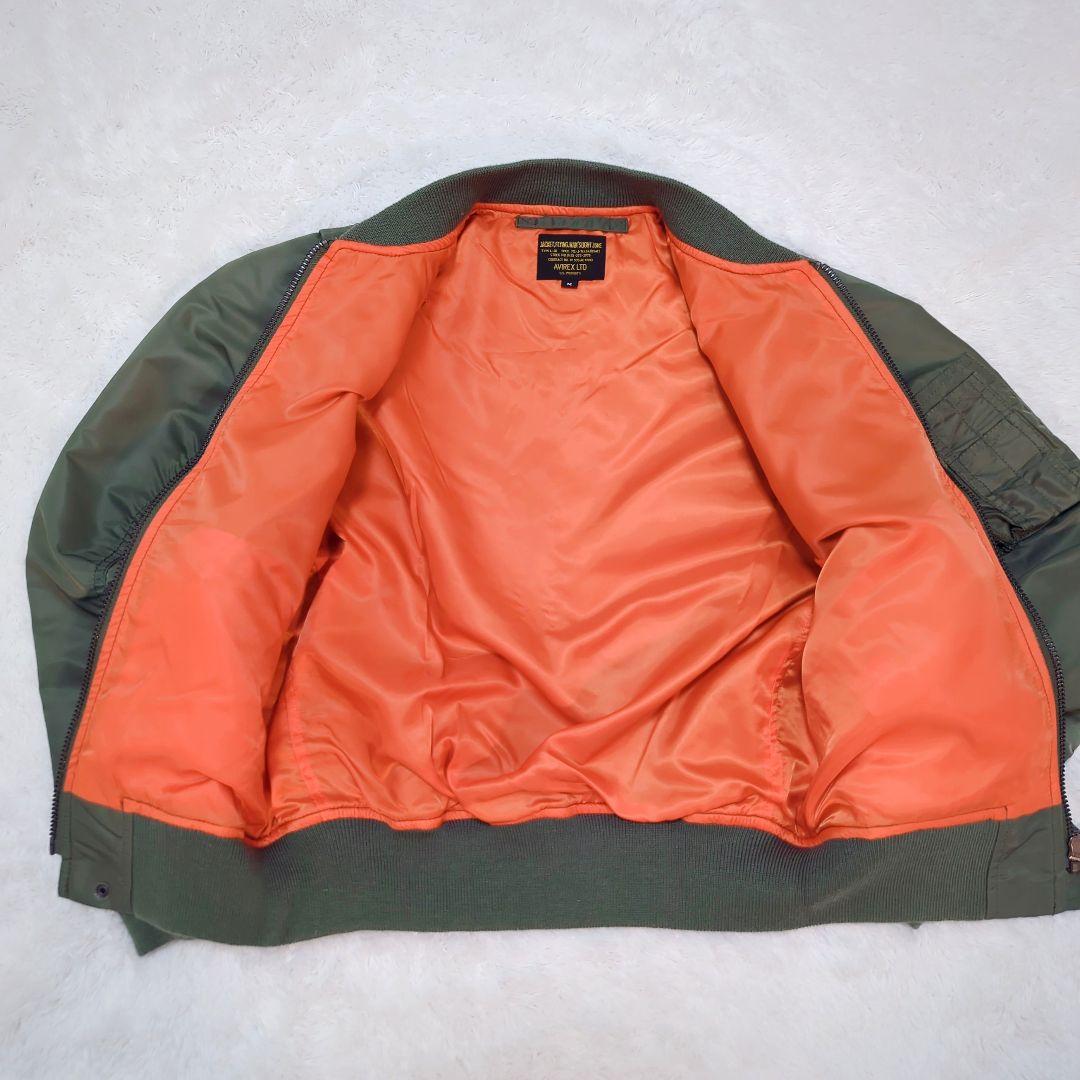 AVIREX フライトジャケット L-2B ミリタリー ボンバー セージグリーン