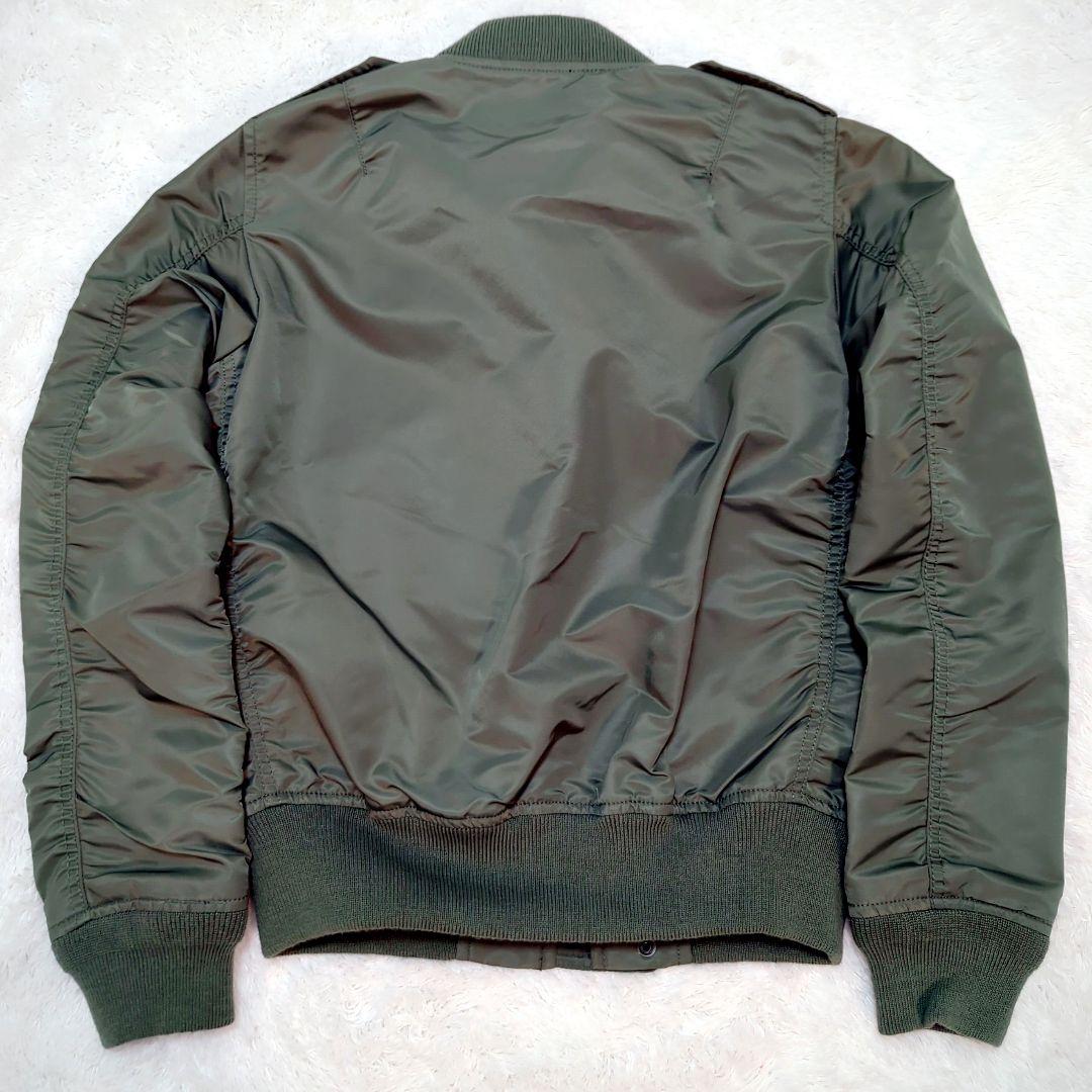 AVIREX フライトジャケット L-2B ミリタリー ボンバー セージグリーン