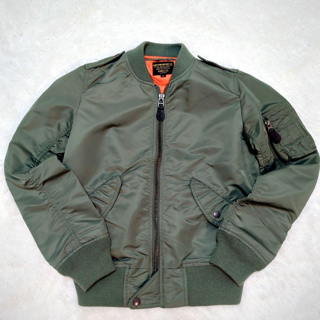 AVIREX フライトジャケット L-2B ミリタリー ボンバー セージグリーン