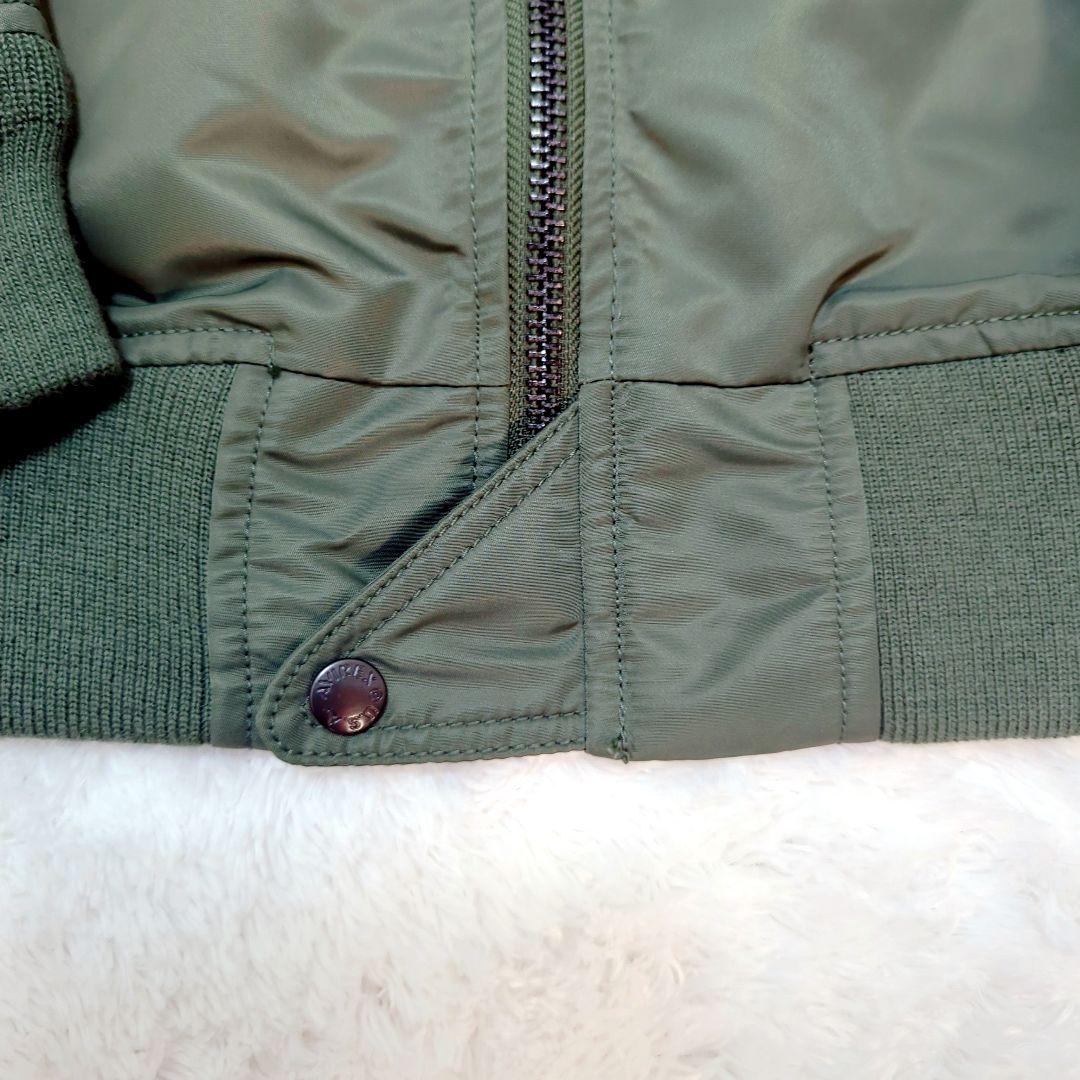 AVIREX フライトジャケット L-2B ミリタリー ボンバー セージグリーン