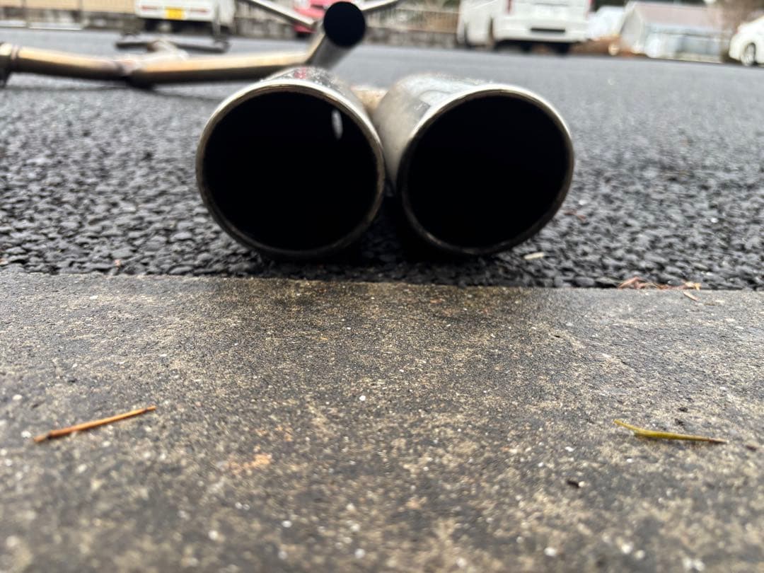 20クラウン 中間リアストレートマフラー 4