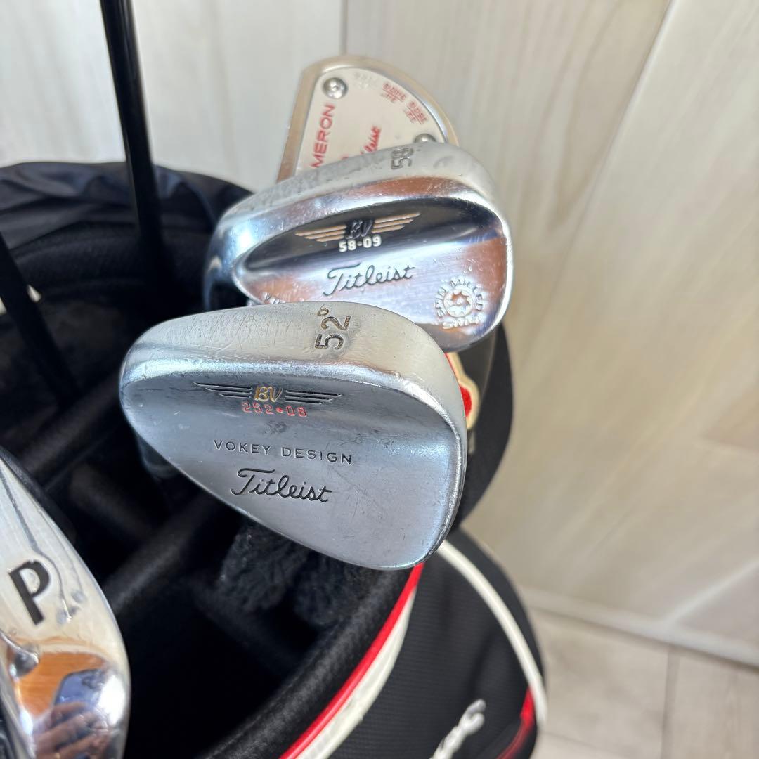 【メンズ左】タイトリスト レフティ キャメロン メンズゴルフセット M70819