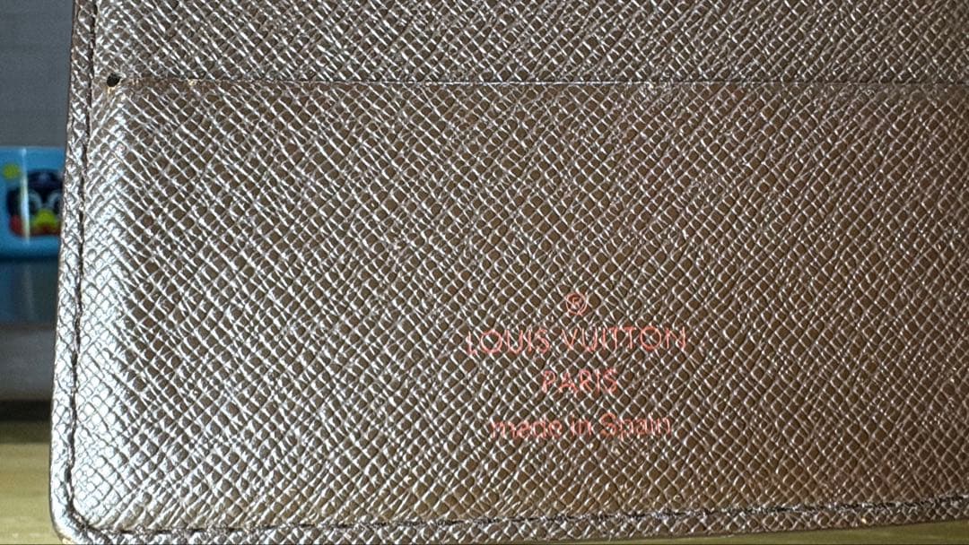 ルイ・ヴィトン ダミエ　二つ折り財布