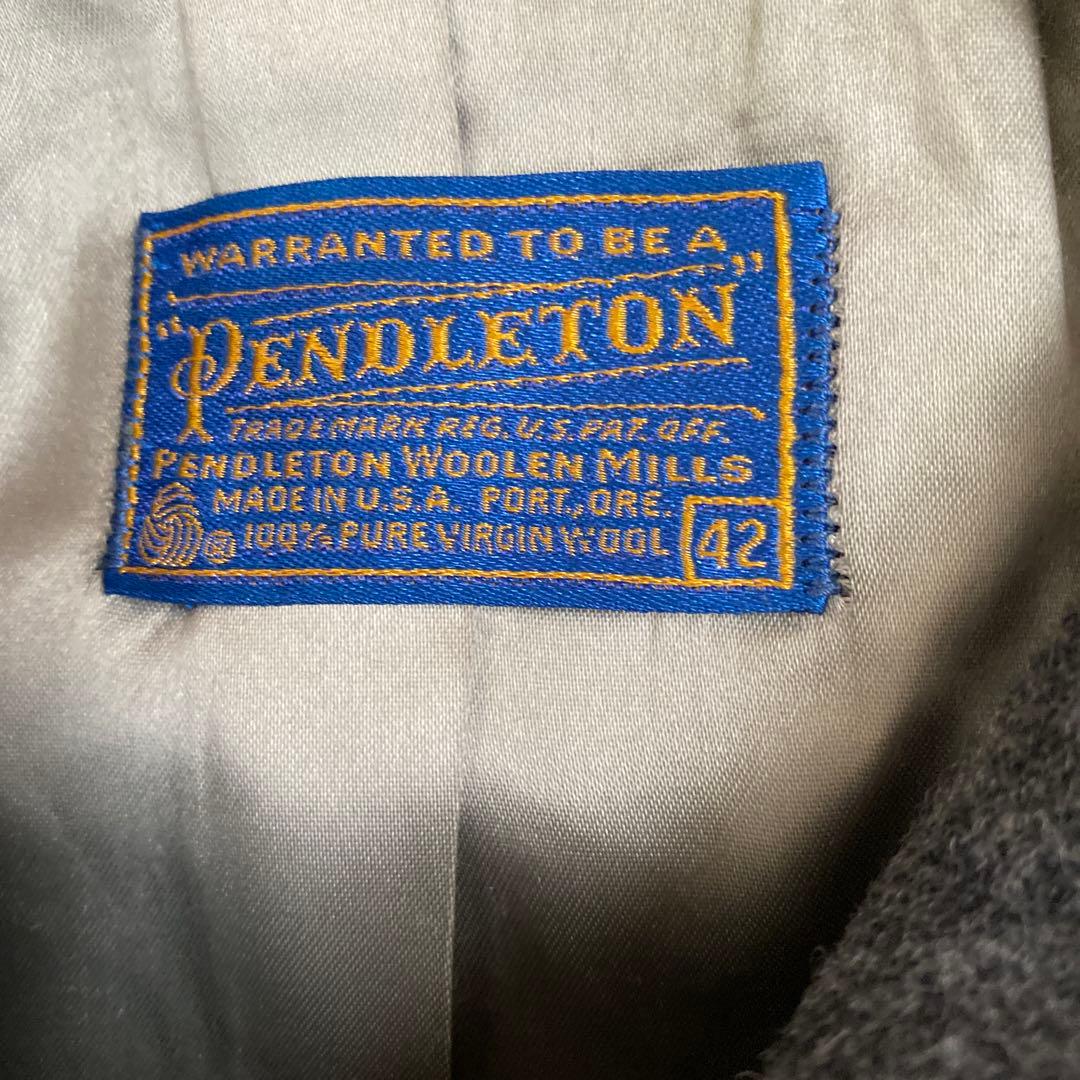 美品80s ペンドルトン チェスターコート ウールジャケット ウールコート