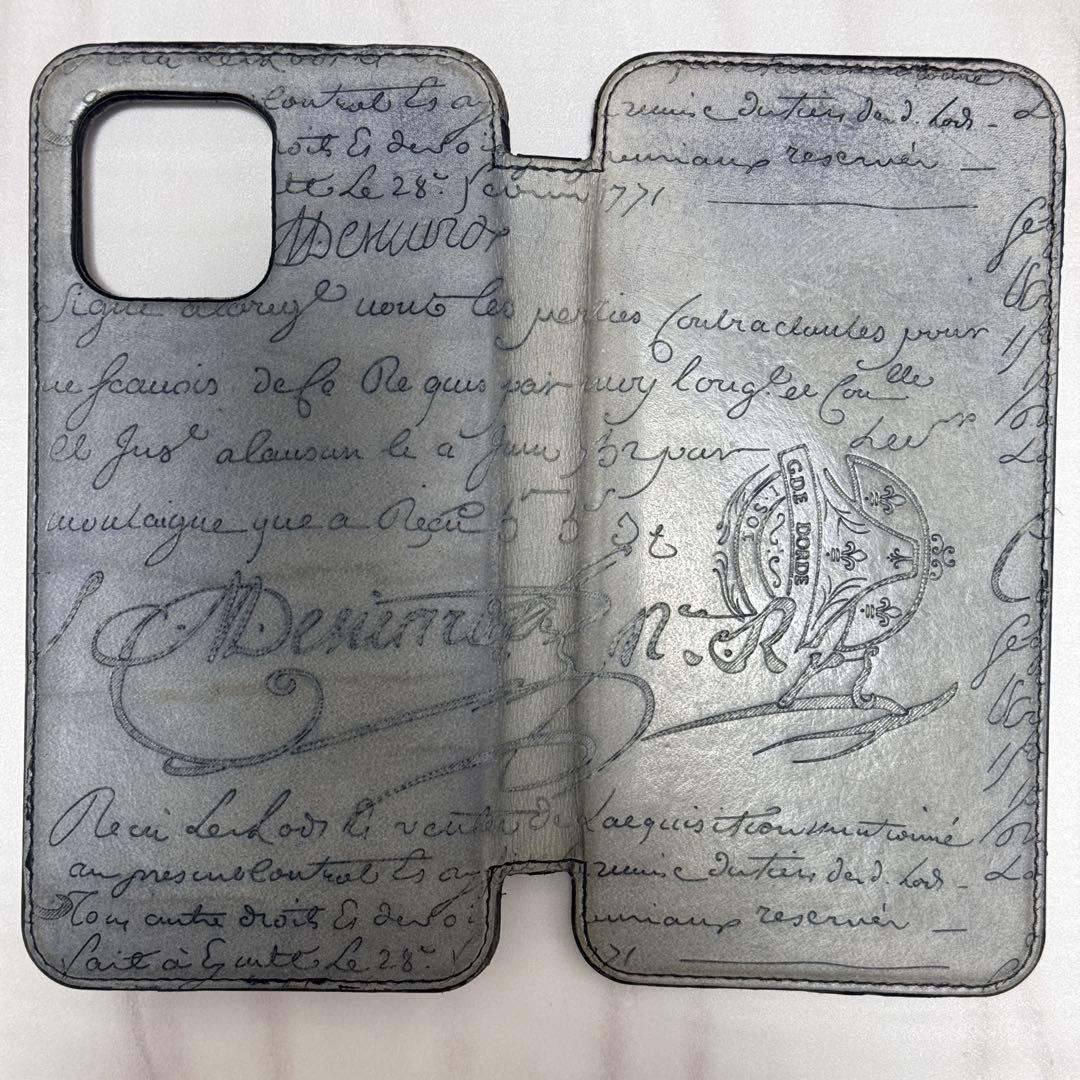 ベルルッティx ネイティブユニオン iPhone13 pro max ケース 革