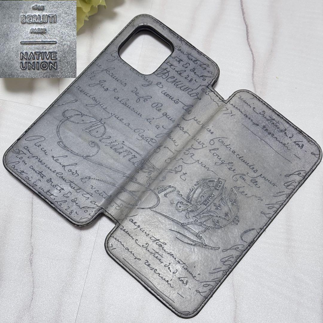 ベルルッティx ネイティブユニオン iPhone13 pro max ケース 革
