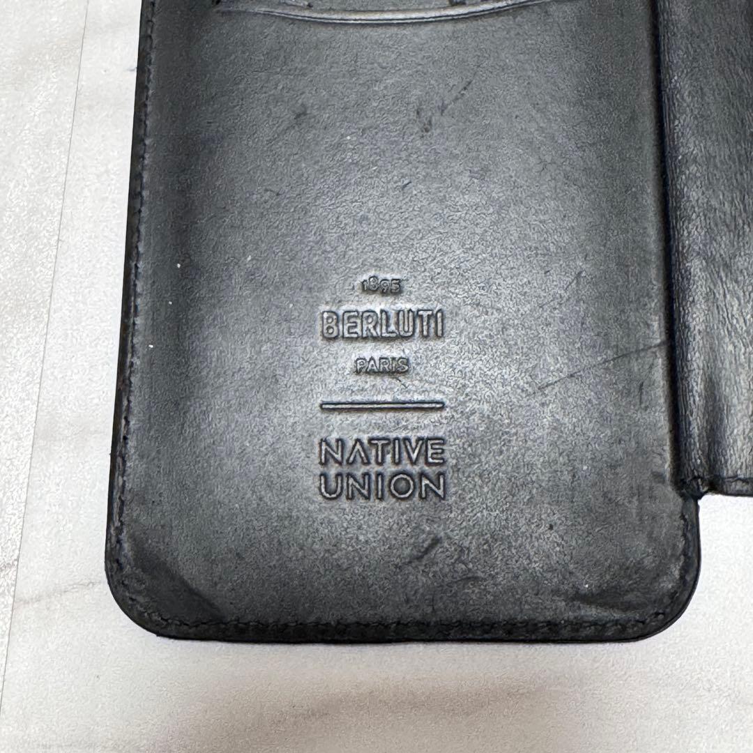 ベルルッティx ネイティブユニオン iPhone13 pro max ケース 革