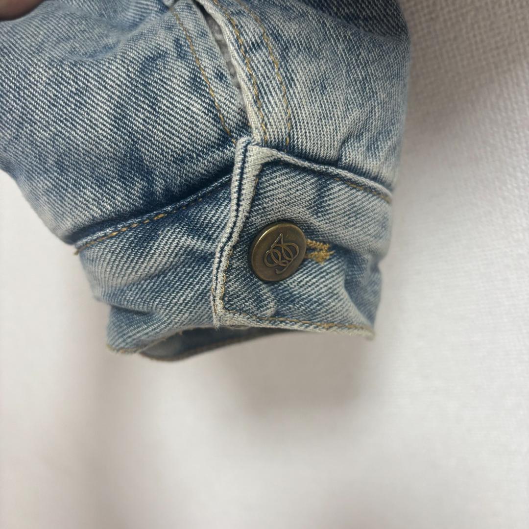 Tnewties　犬の鳴き声なびっくり　デニムジャケット　L