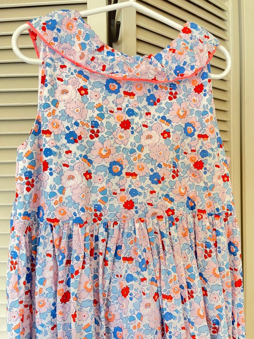 JACADI ワンピース リバティ 10A 140cm ネオン