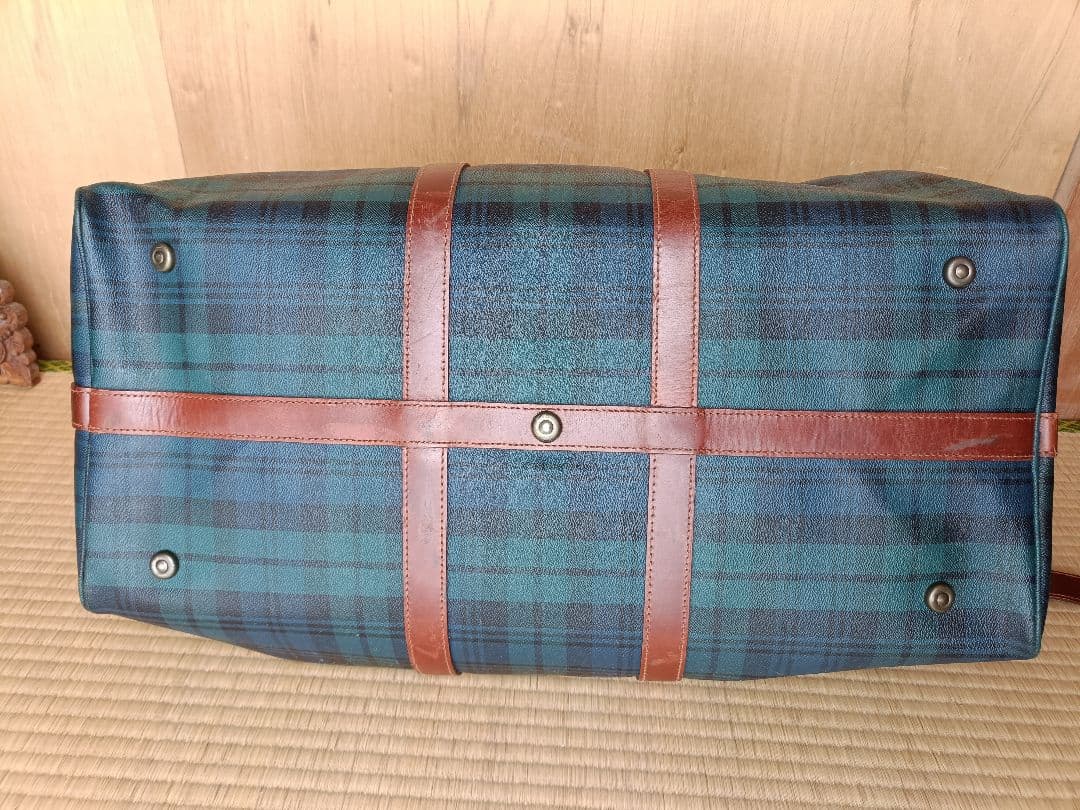 POLO RALPH LAURENタータンチェック ボストンバッグ 大容量