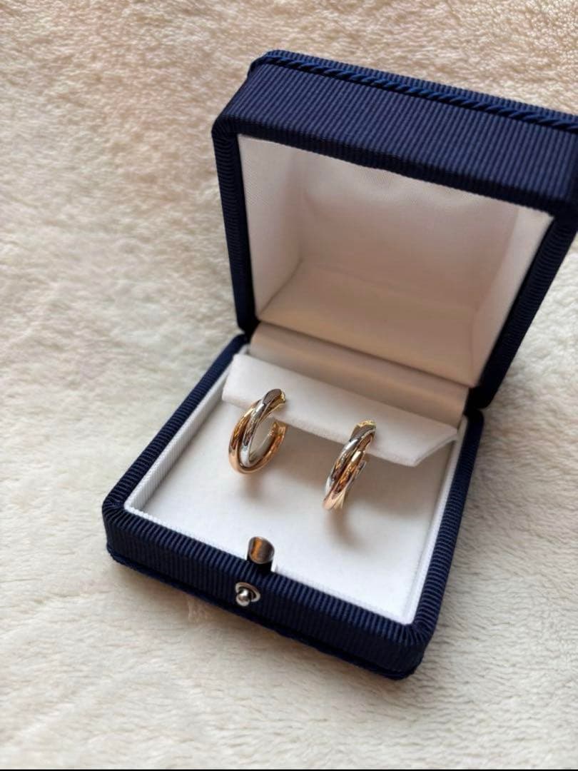 【新品・未使用】トリニティピアス k18 フープピアス