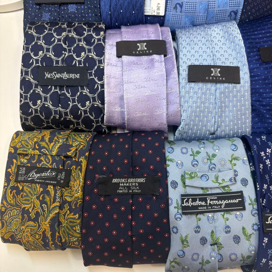 桑*ー様 ネクタイまとめ 25本セット ブランド HERMES CELINE F