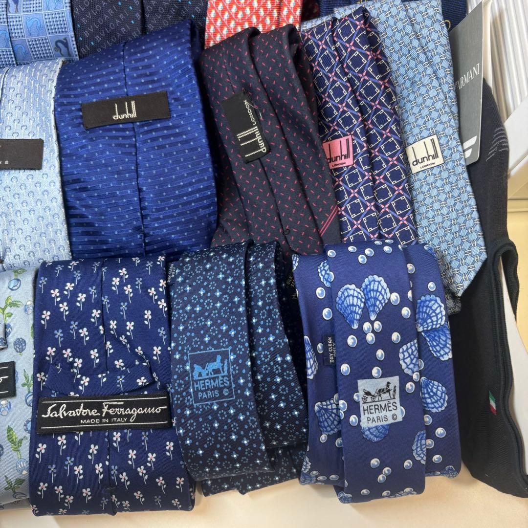 桑*ー様 ネクタイまとめ 25本セット ブランド HERMES CELINE F