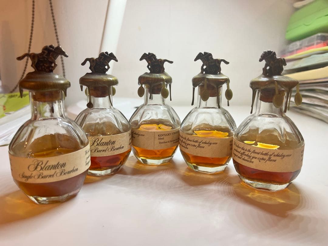 n*u様 古酒Blanton's シングルバレルバーボン 5本セット