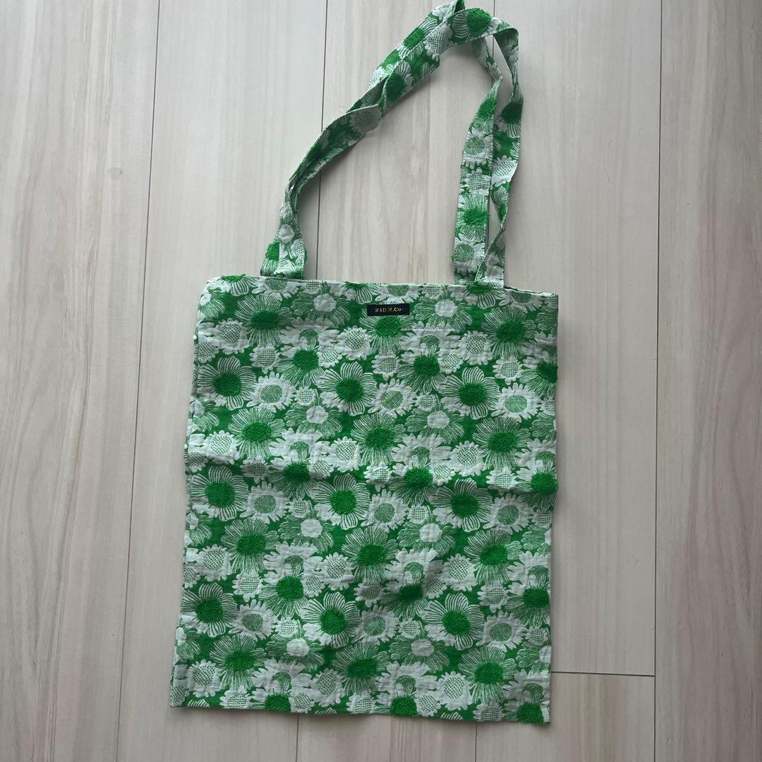 R & D.M.Co- オールドマンズテーラー ジャガード デイジー トート