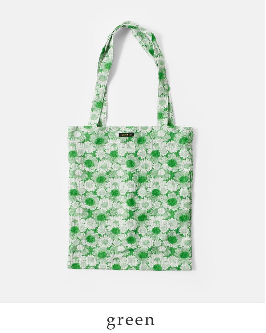 R & D.M.Co- オールドマンズテーラー ジャガード デイジー トート