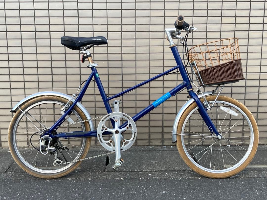 ミニベロ サイマ ミモザ cyma mimosa 外装6段 フロントバスケット