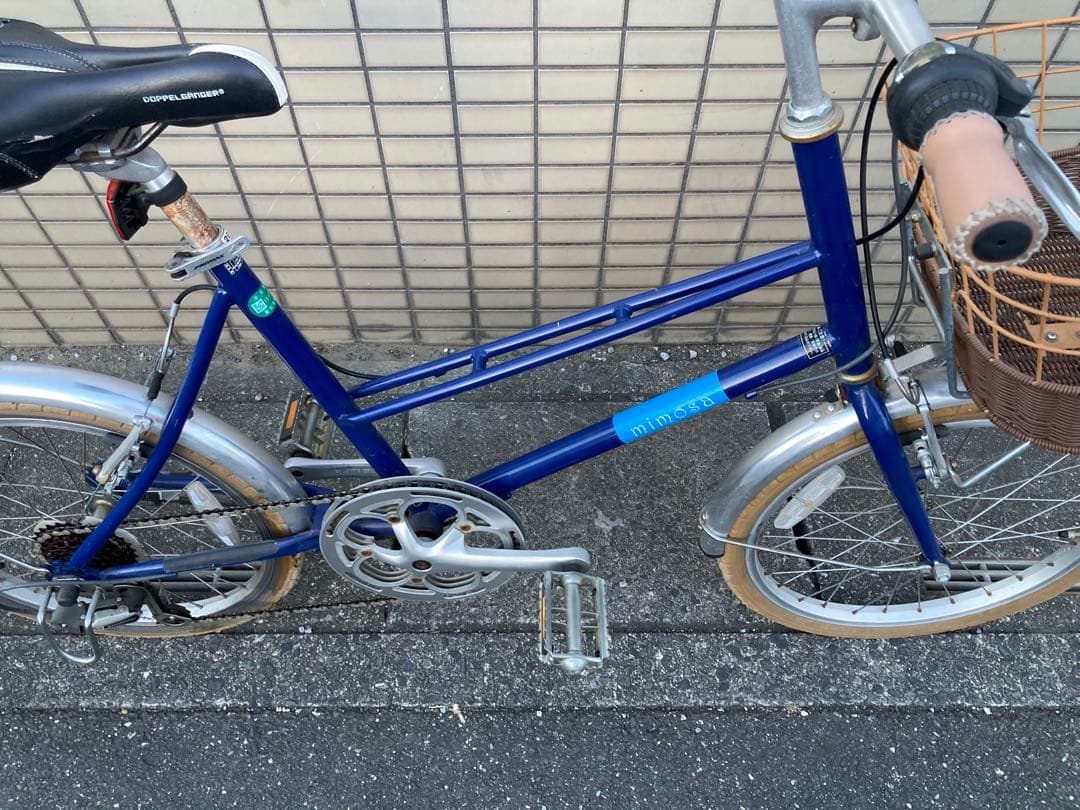 ミニベロ サイマ ミモザ cyma mimosa 外装6段 フロントバスケット