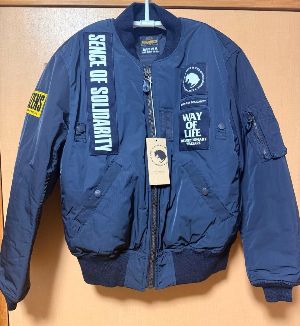 F*a様 新品未使用RATSラッツMA-1 PATCH 超希少 Ｍ　キムタク着