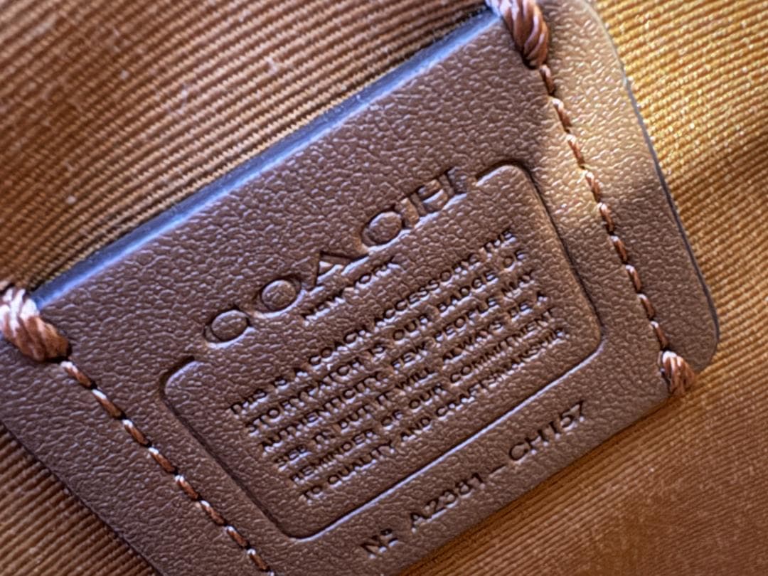 ほぼ未使用　コーチ ミニ ローアン ショルダーバッグ 2way PVC ホワイト