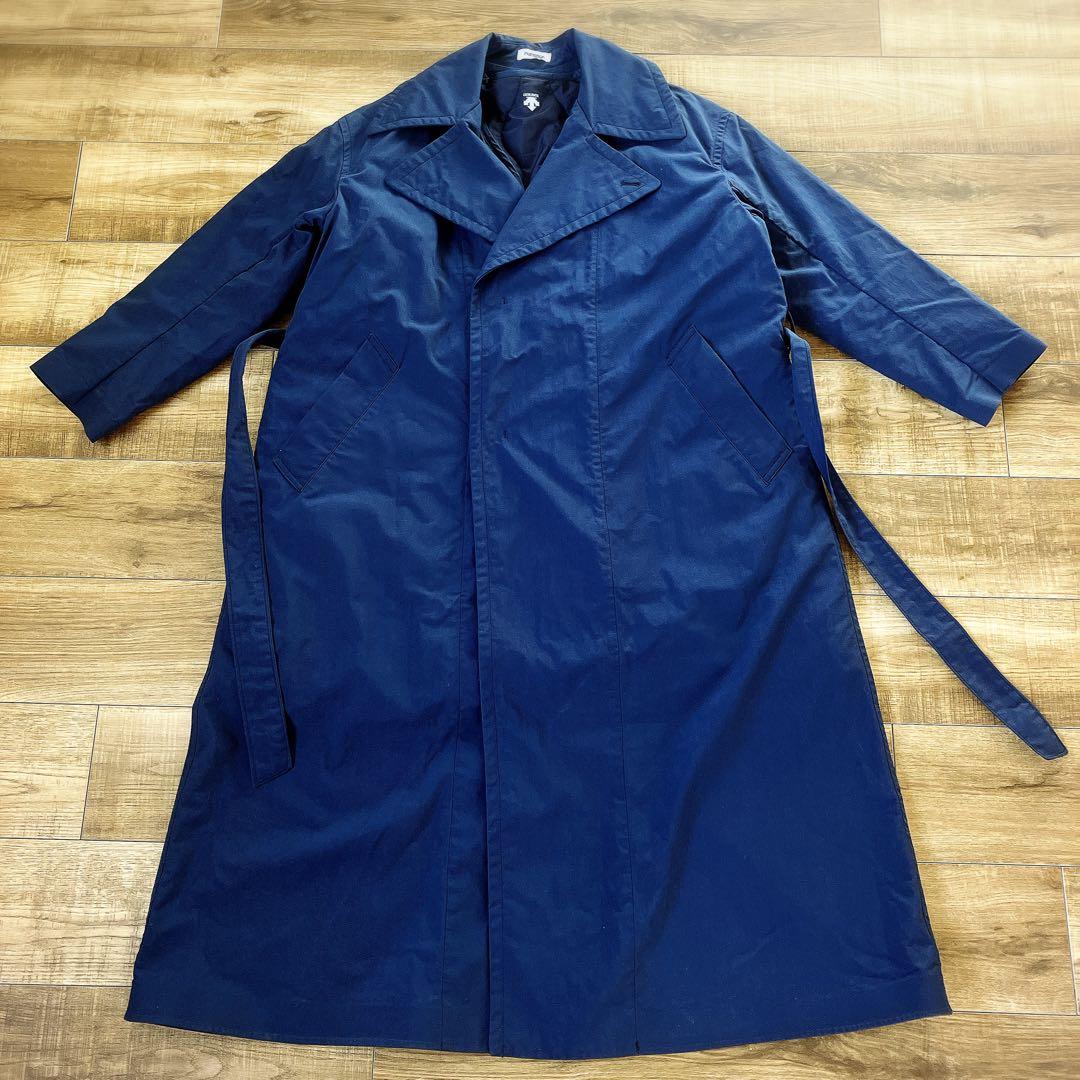 プランテーション × DESCENTE 3WAYロングコート M ネイビー