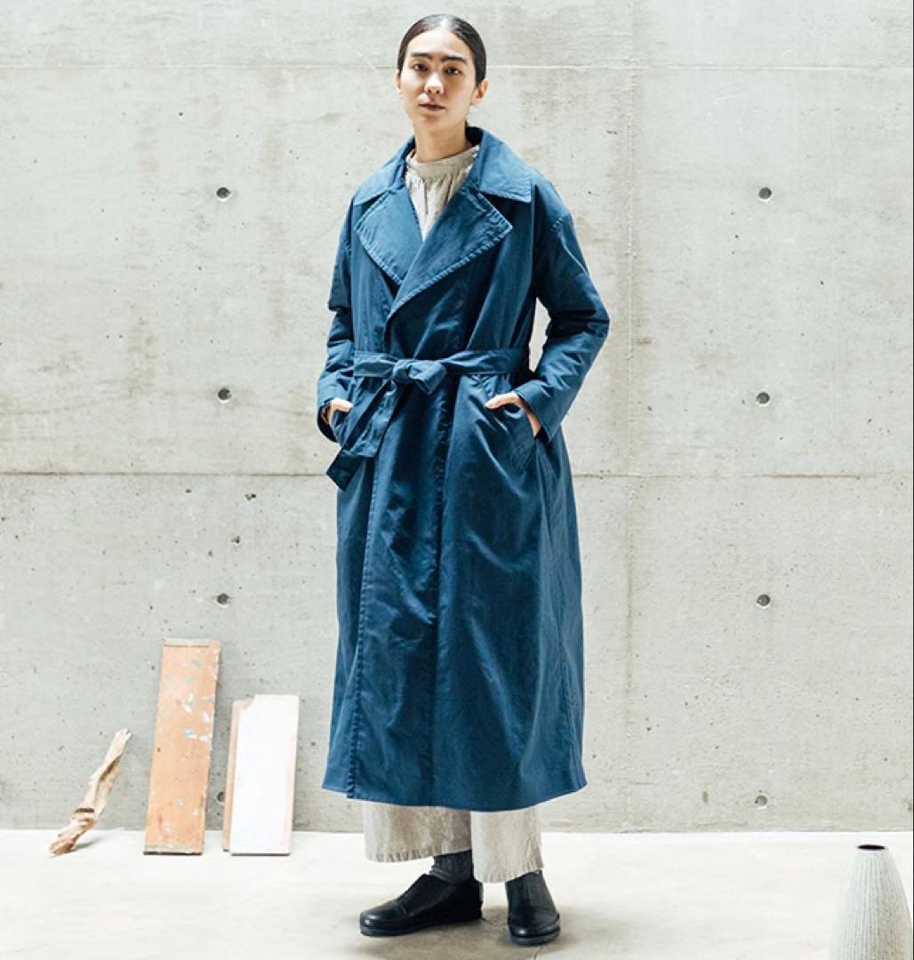 プランテーション × DESCENTE 3WAYロングコート M ネイビー