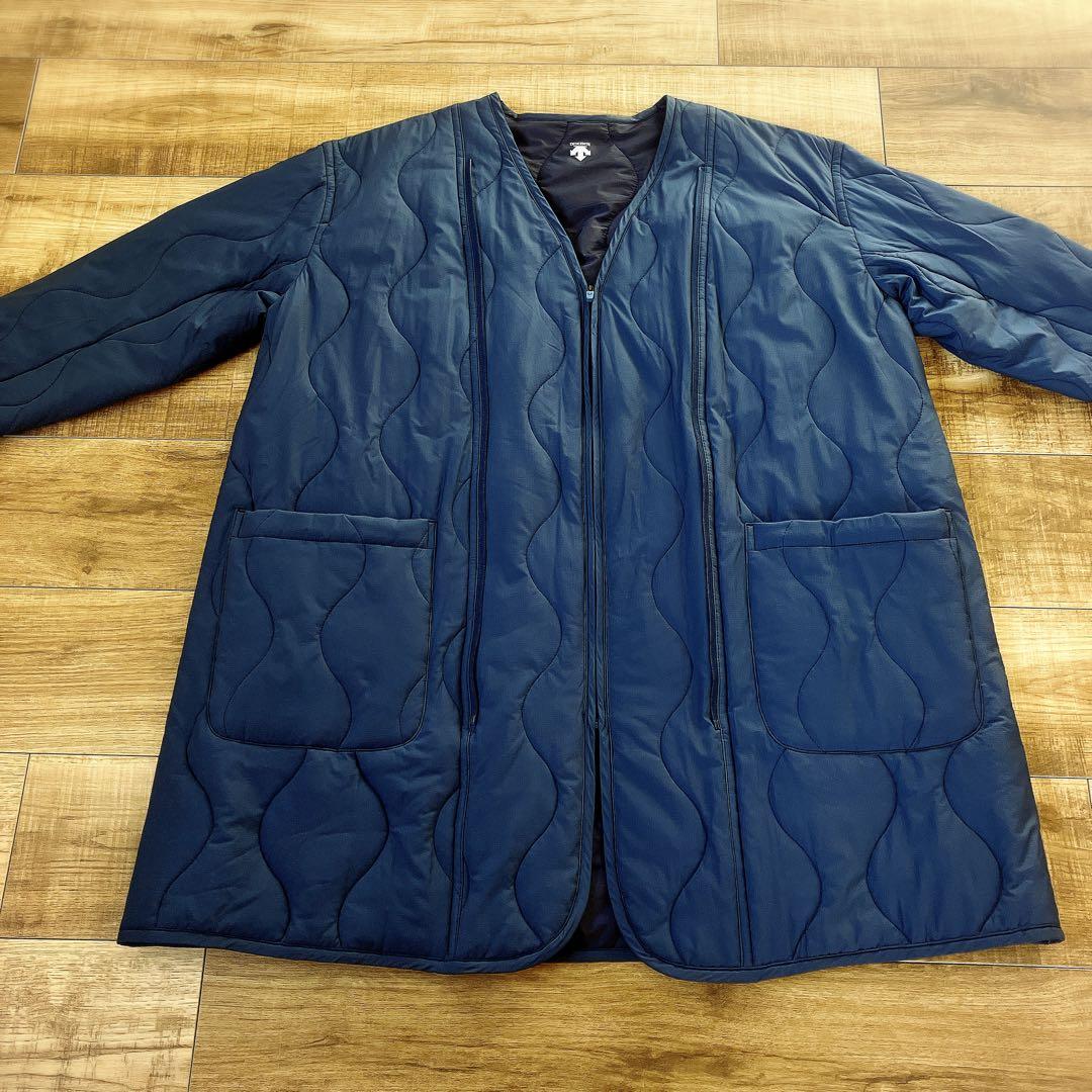 プランテーション × DESCENTE 3WAYロングコート M ネイビー