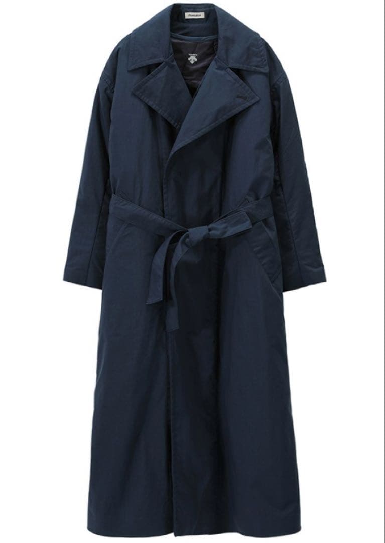 プランテーション × DESCENTE 3WAYロングコート M ネイビー