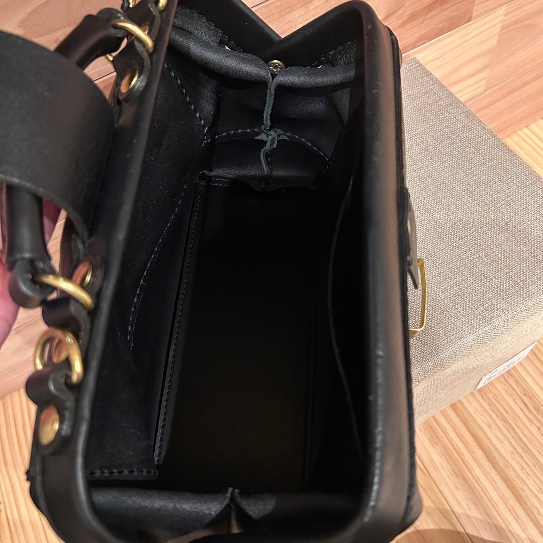 HERZ ヘルツ CW-7 ブルドッグ 本革 日本製 美品 ブラック