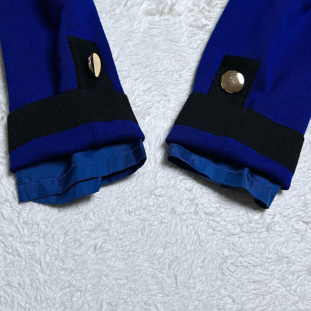 美品/イヴサンローラン　金ボタンバイカラージャケット　ダブル　ウール　M