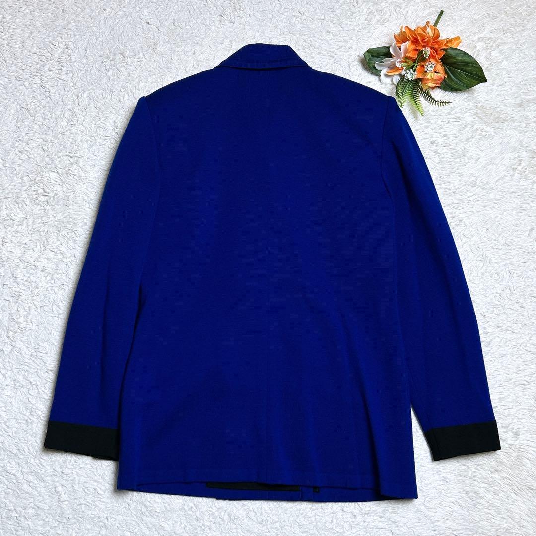 美品/イヴサンローラン　金ボタンバイカラージャケット　ダブル　ウール　M