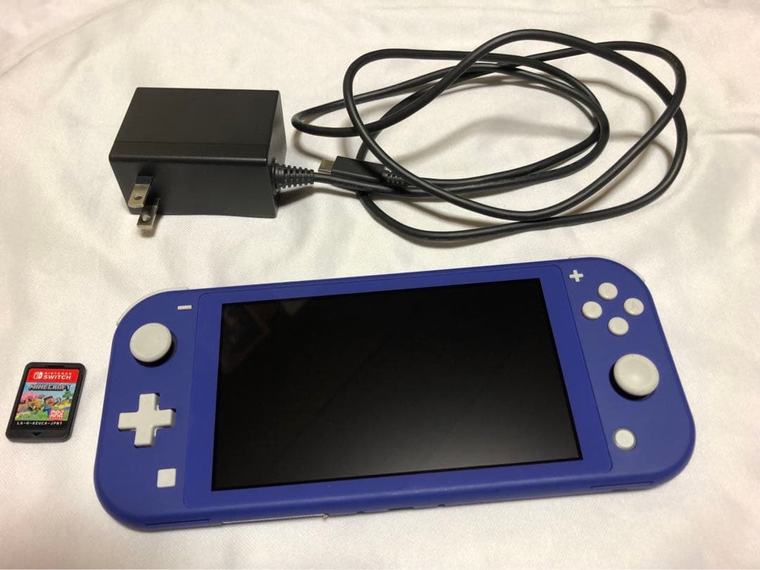 Nintendo Switch Lite 青 マイクラカセット　充電器付き