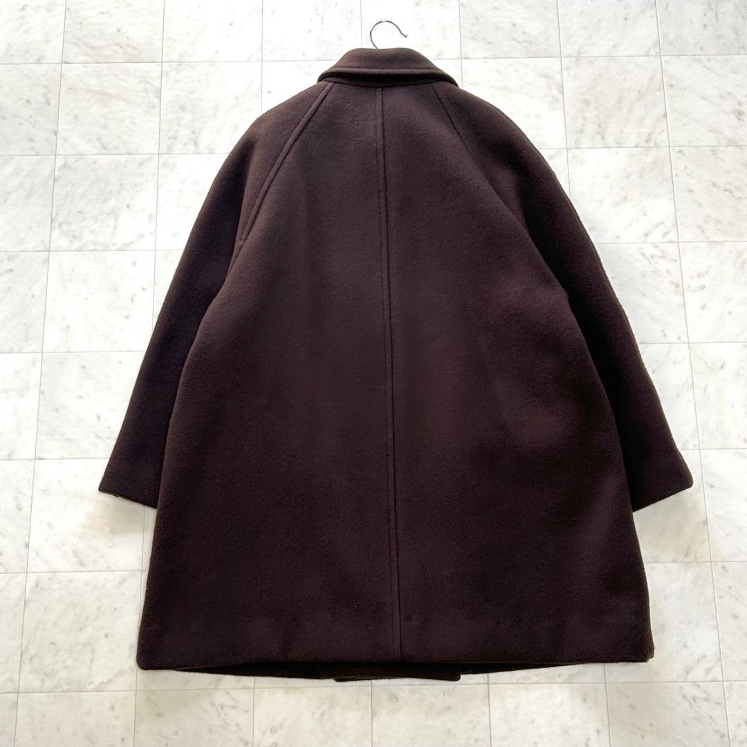 SLOBE IENA メルトンビックPコート ウール ブラウン 2022AW