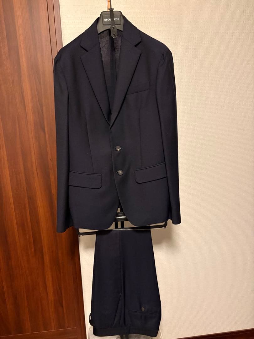 DSQUARED2 ネイビー スーツ ジャケットとパンツセット