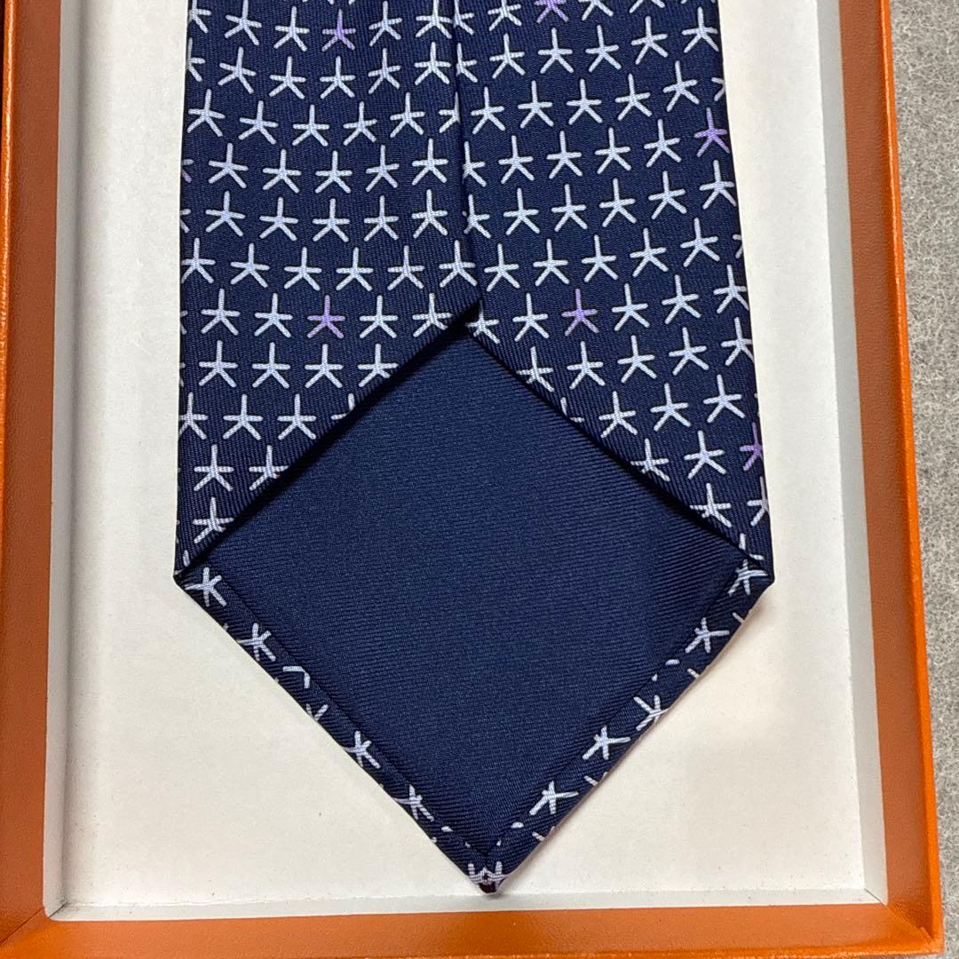 極美品　エルメス　紺ネイビー　シルク　結婚式
