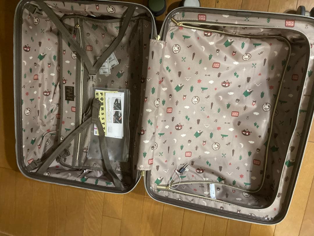 スヌーピー スーツケース キャリーケース HAP2285-55L 3.8kg