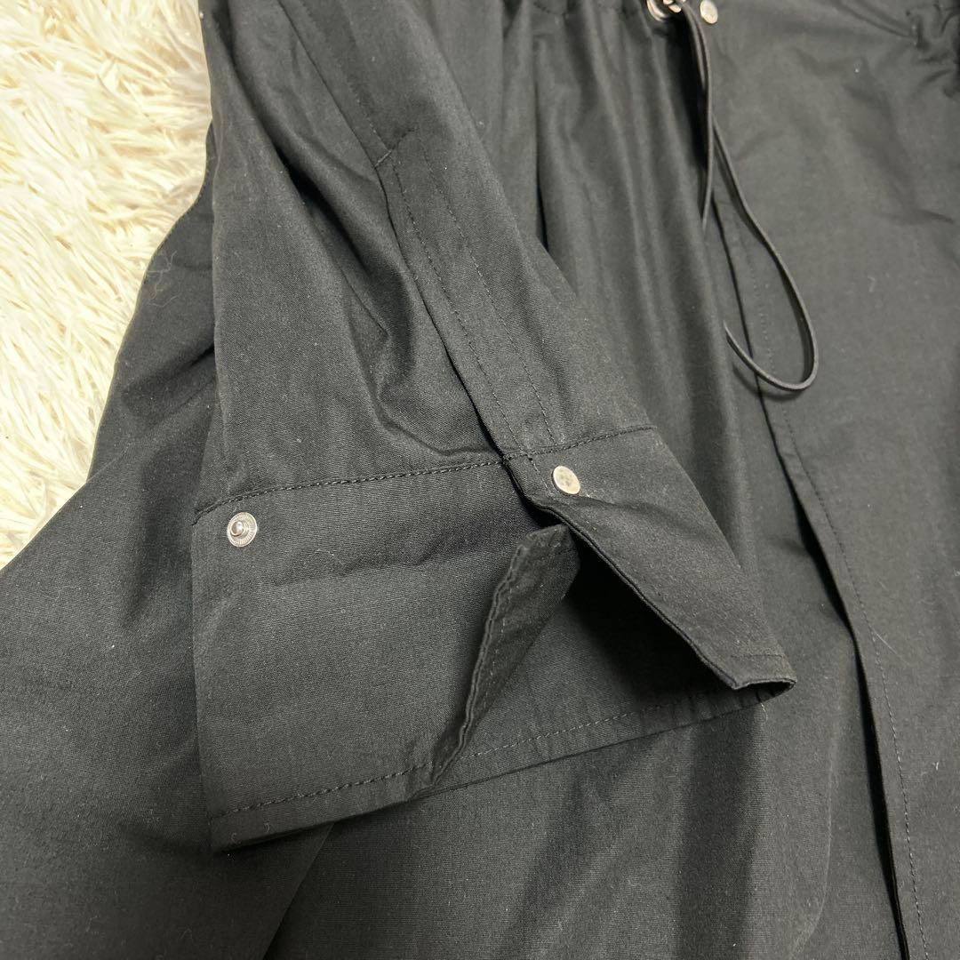 ADAMETROPE'FEMME スタンドカラーロングモッズコート