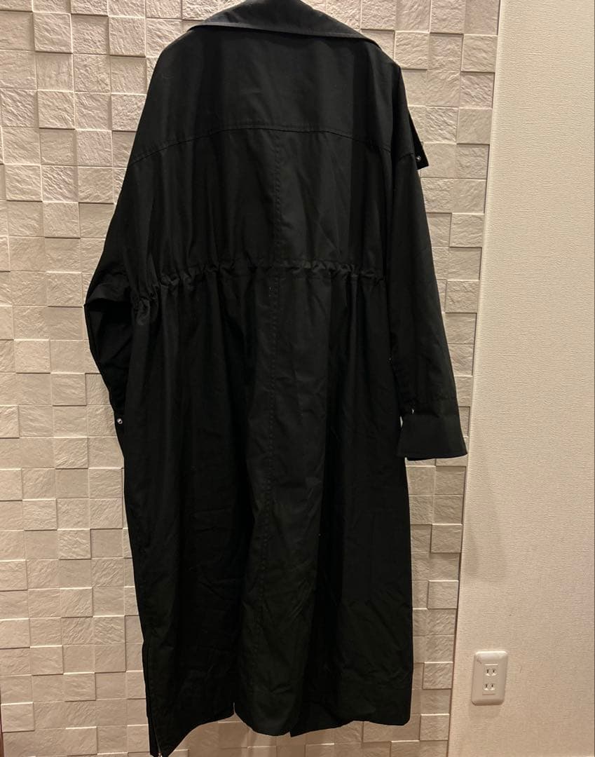 ADAMETROPE'FEMME スタンドカラーロングモッズコート